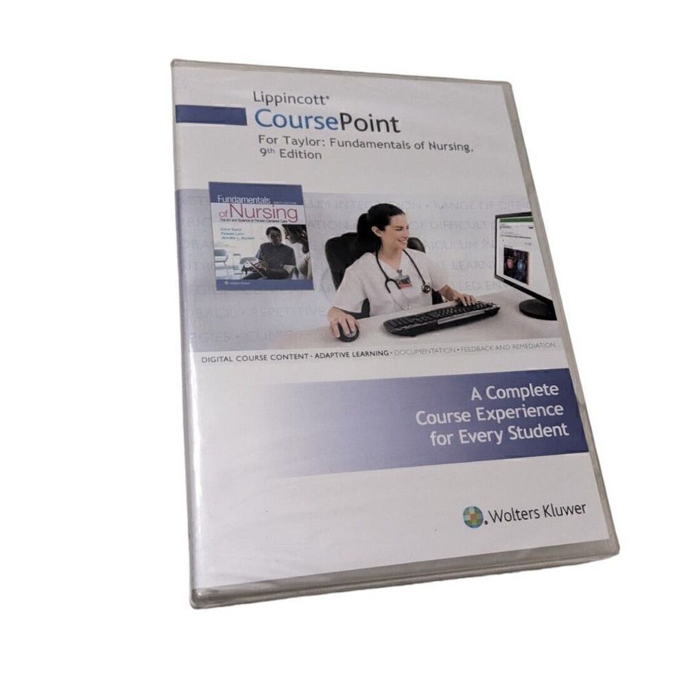 Lippincott CoursePoint Taylor's Fundamentals of Nursing 9th‎ Edition Access Code